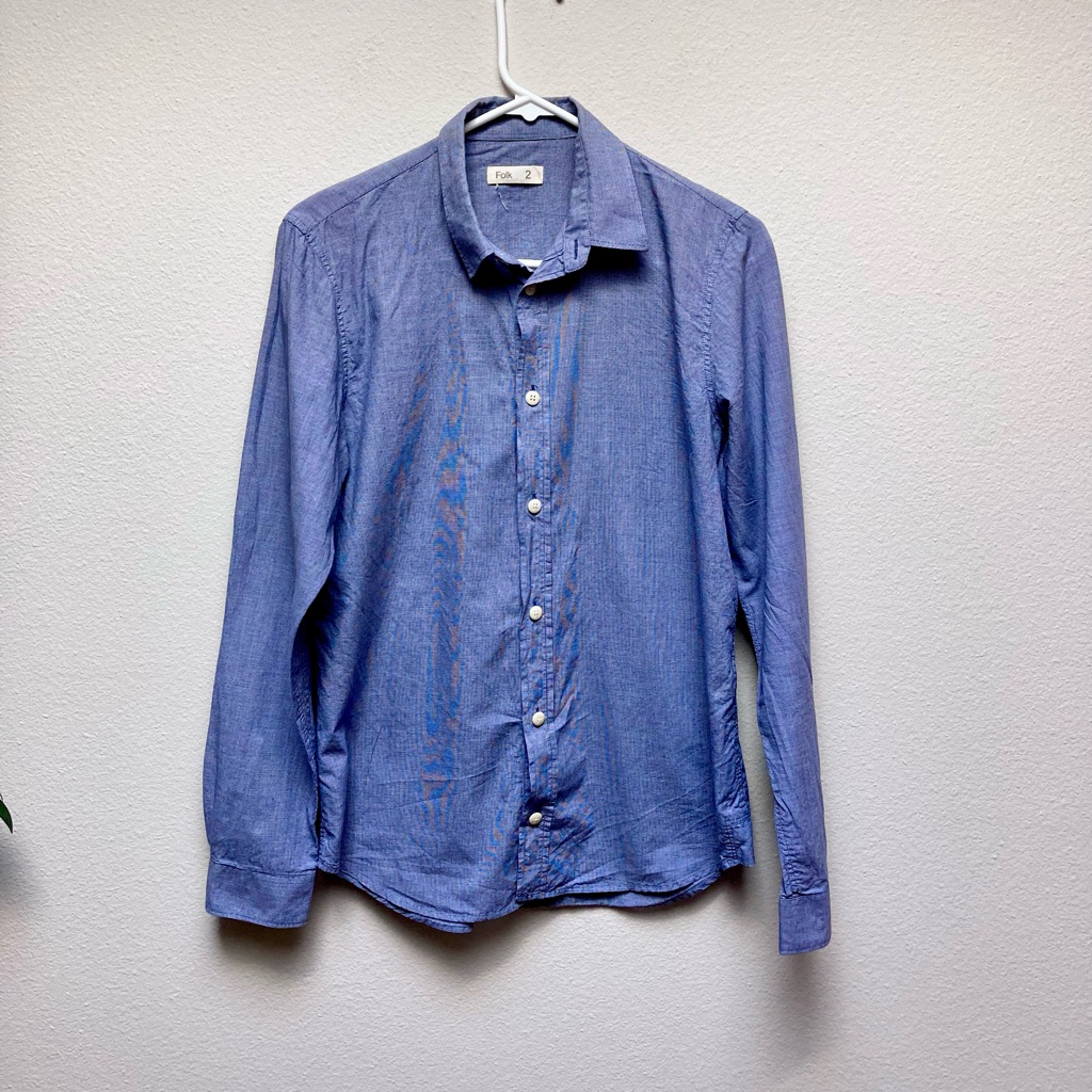 Folk Blue Button Down